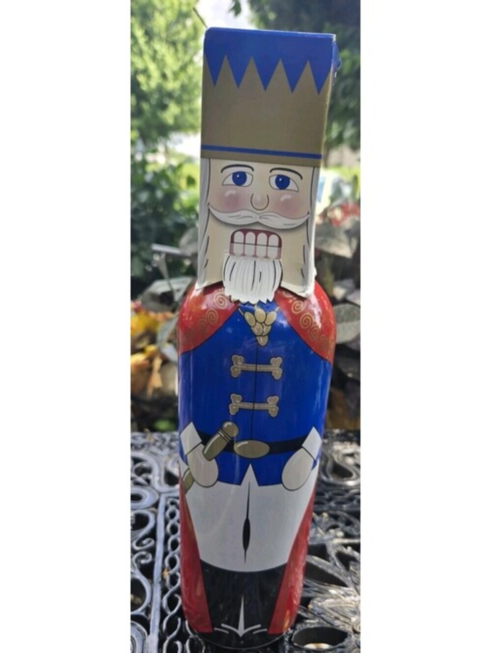 Vintage American Syrah Nutcracker Soldier Empty Wine Bottle Door County , WI
